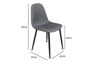 silla comedor Córdoba pack 4