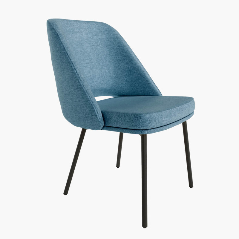 silla de comedor denver azul
