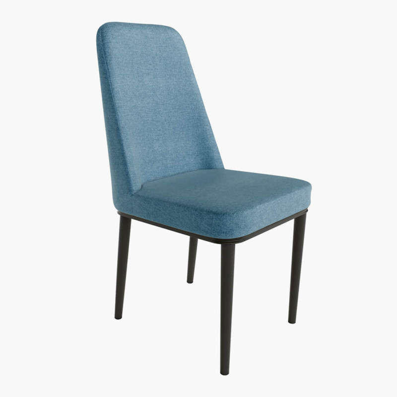 silla de comedor oporto azul