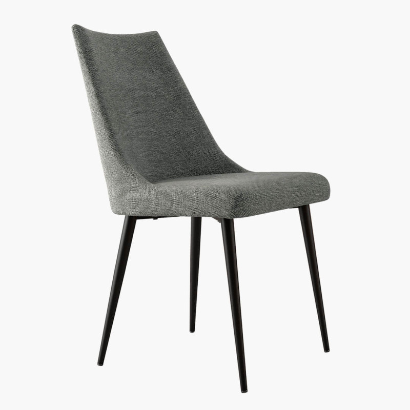 silla de salon venecia gris