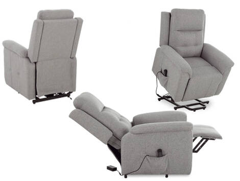 sillon reclinable electrico con elevador natura 2